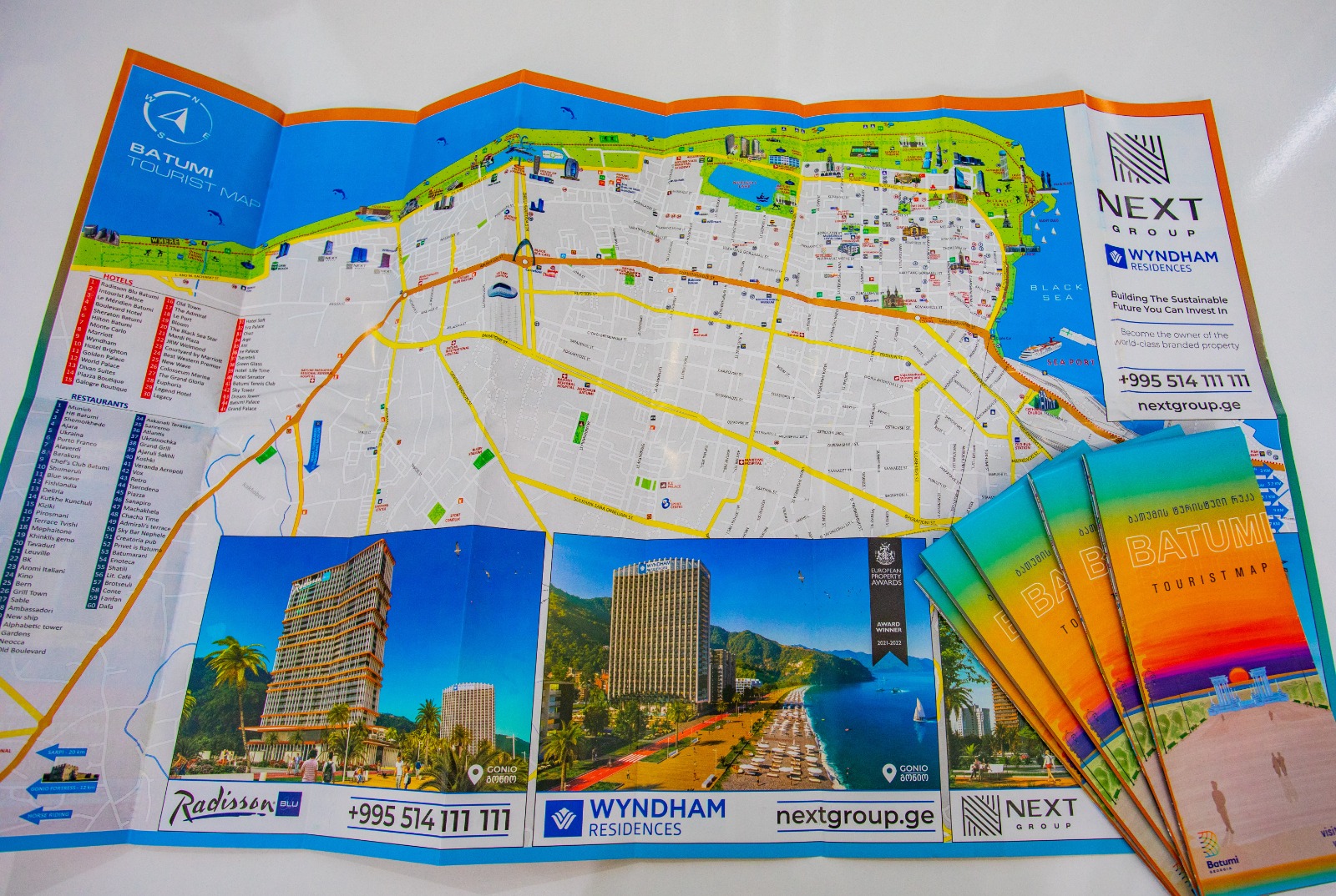 Batumi Tourist Map